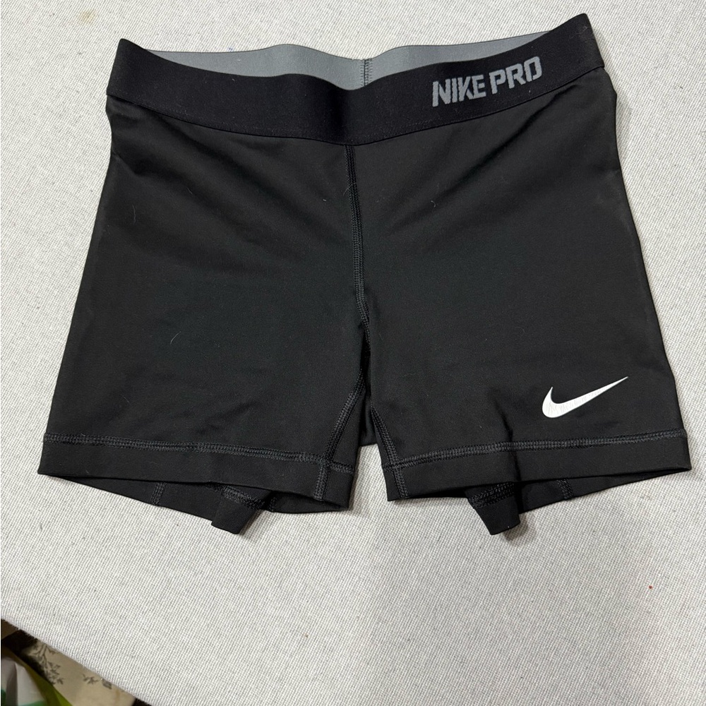 Nike Black Athletic Compression Shorts